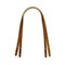 21.8" byhands 100% Genuine Leather Shoulder Bag Straps with Rivet, Tan (24-5501)